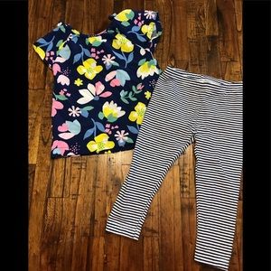 Floral Leggings Outfit